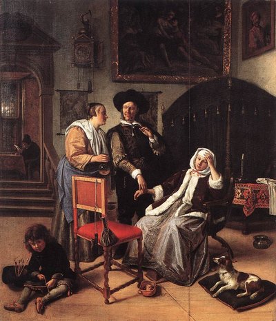 La visite du docteur - Jan Havickszoon Steen